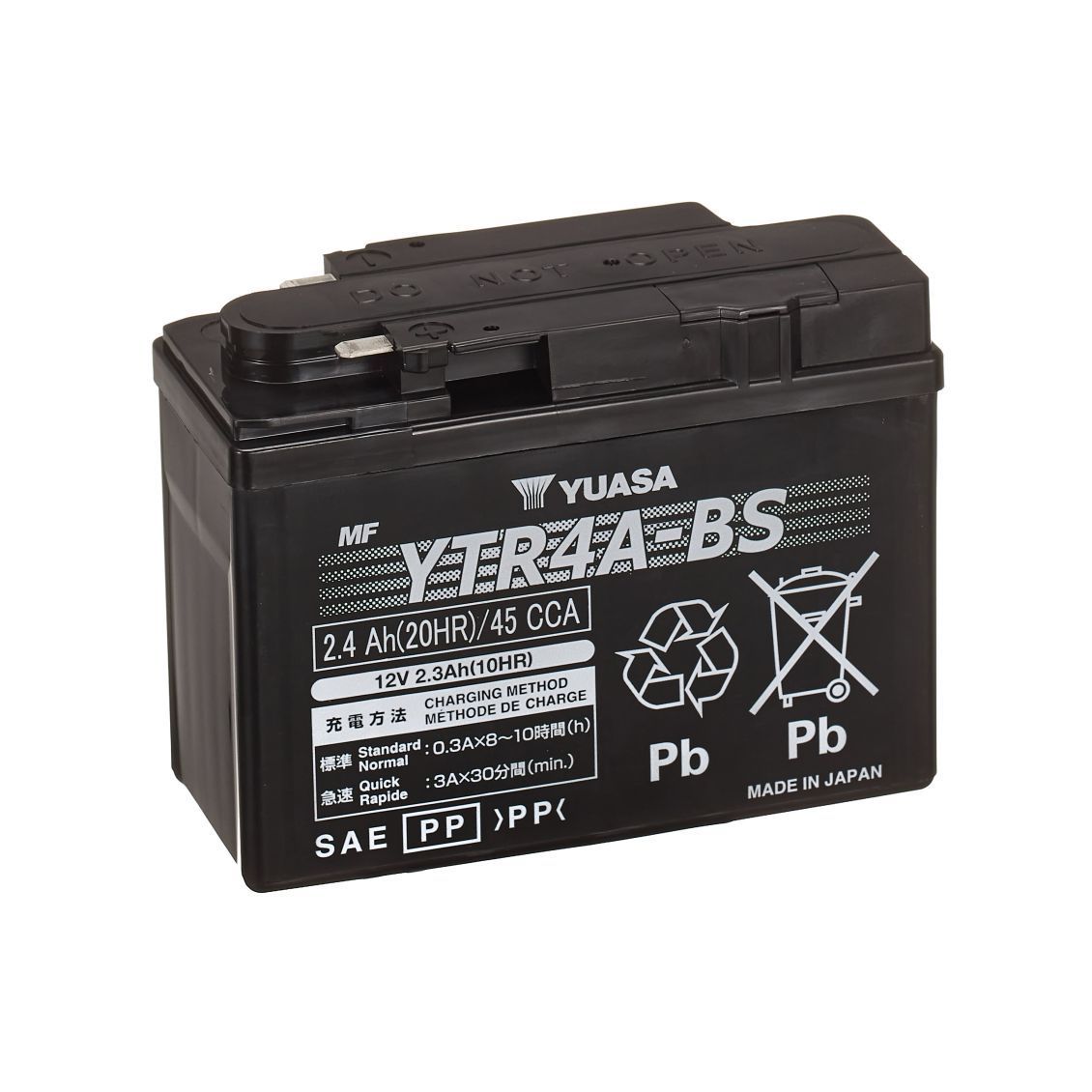 YUASA - Batteria YT Maintenance free AGM YTR4A-BS