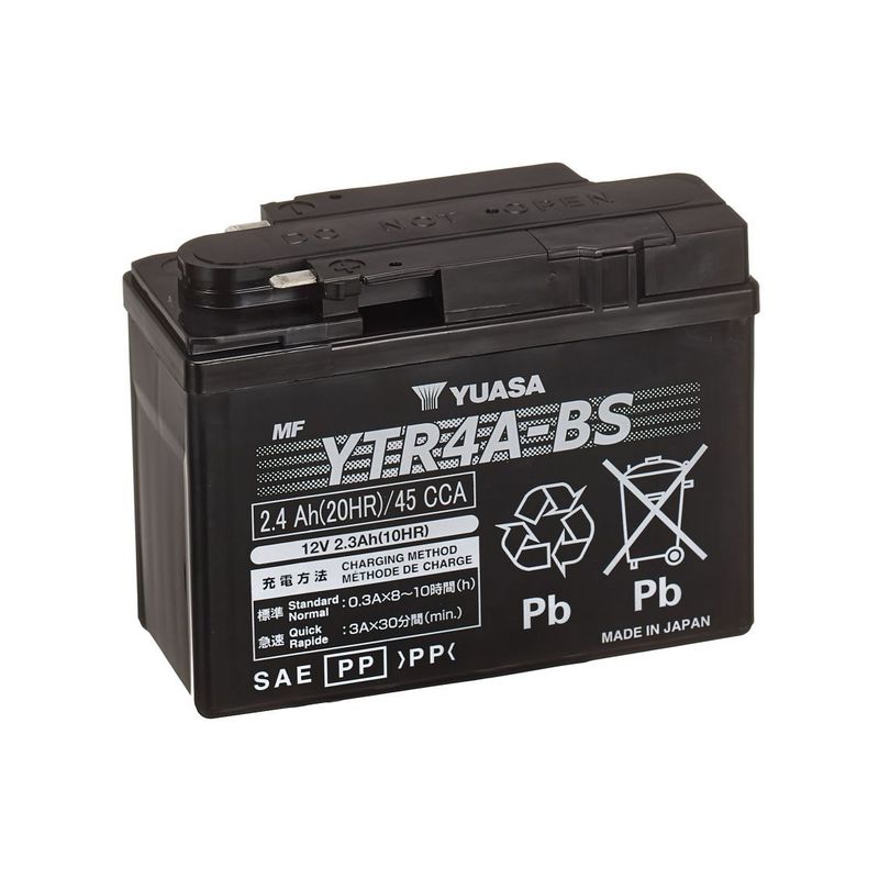 YUASA - Batteria YT Maintenance free AGM YTR4A-BS