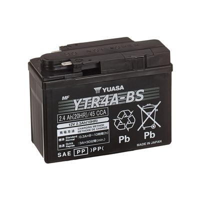 YUASA - Batteria YT Maintenance free AGM YTR4A-BS YUASA - Batteria YT Maintenance free AGM YTR4A-BS