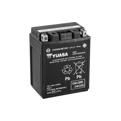 YUASA - Batteria moto YTX AGM - Modello YTX14AHL-BS YUASA - Batteria moto YTX AGM - Modello YTX14AHL-BS