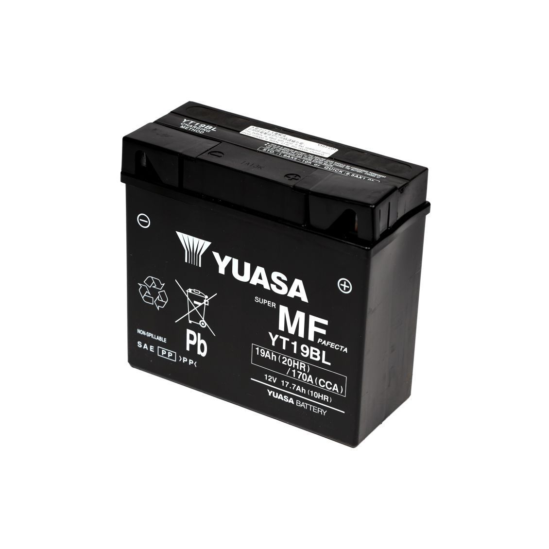 YUASA - Batteria  moto YTX  AGM - Modello YT19BL