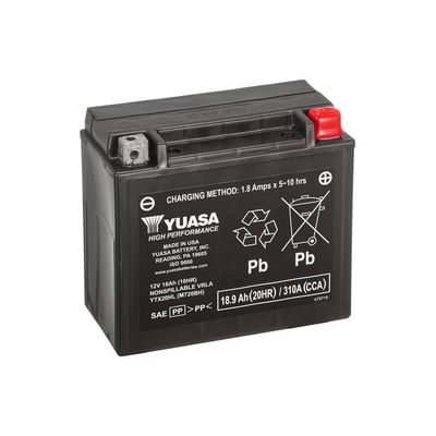 YUASA - Batteria moto YTX AGM - Modello YTX20HL YUASA - Batteria moto YTX AGM - Modello YTX20HL