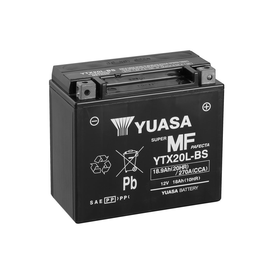 YUASA - Batteria moto YTX AGM - Modello YTX20L-BS YUASA - Batteria moto YTX AGM - Modello YTX20L-BS