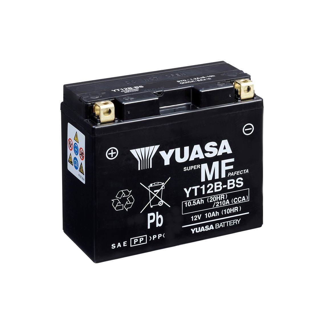 YUASA - Batteria  moto YTX  AGM - Modello YT12B