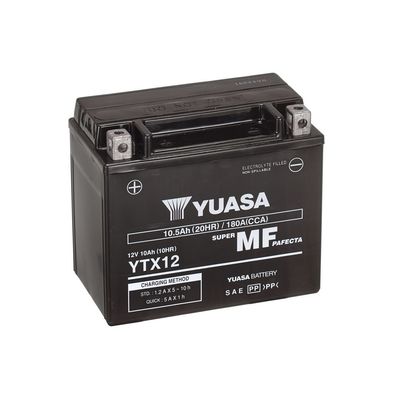 YUASA - Batteria moto YTX AGM - Modello YTX12 YUASA - Batteria moto YTX AGM - Modello YTX12