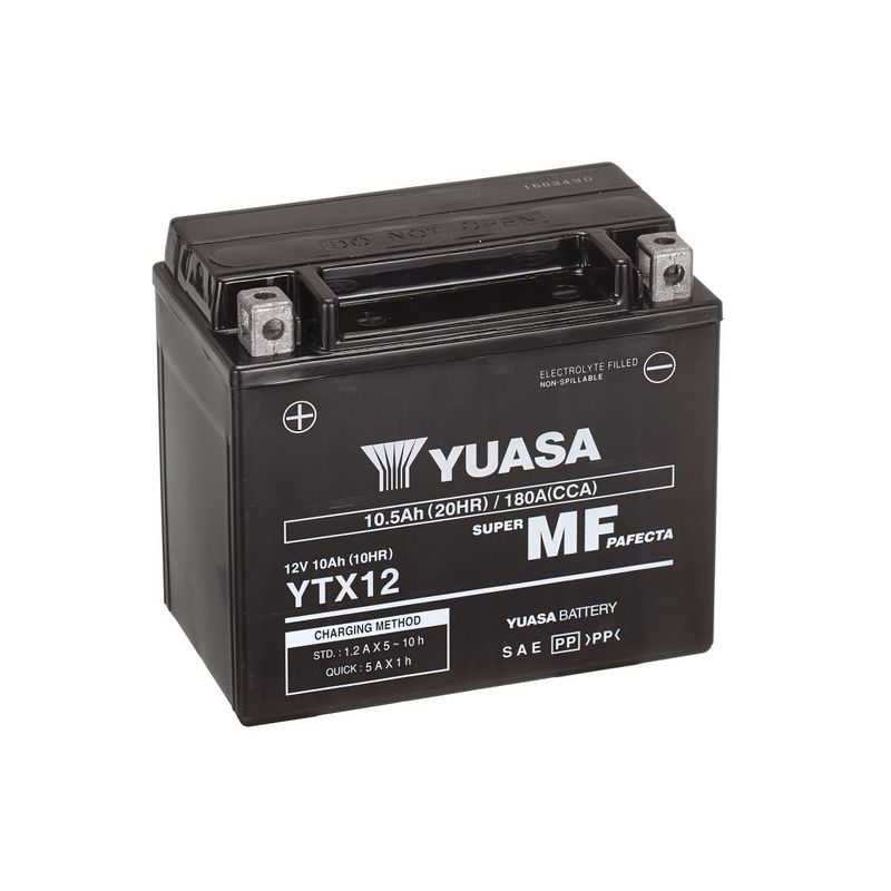 YUASA - Batteria  moto YTX  AGM - Modello YTX12