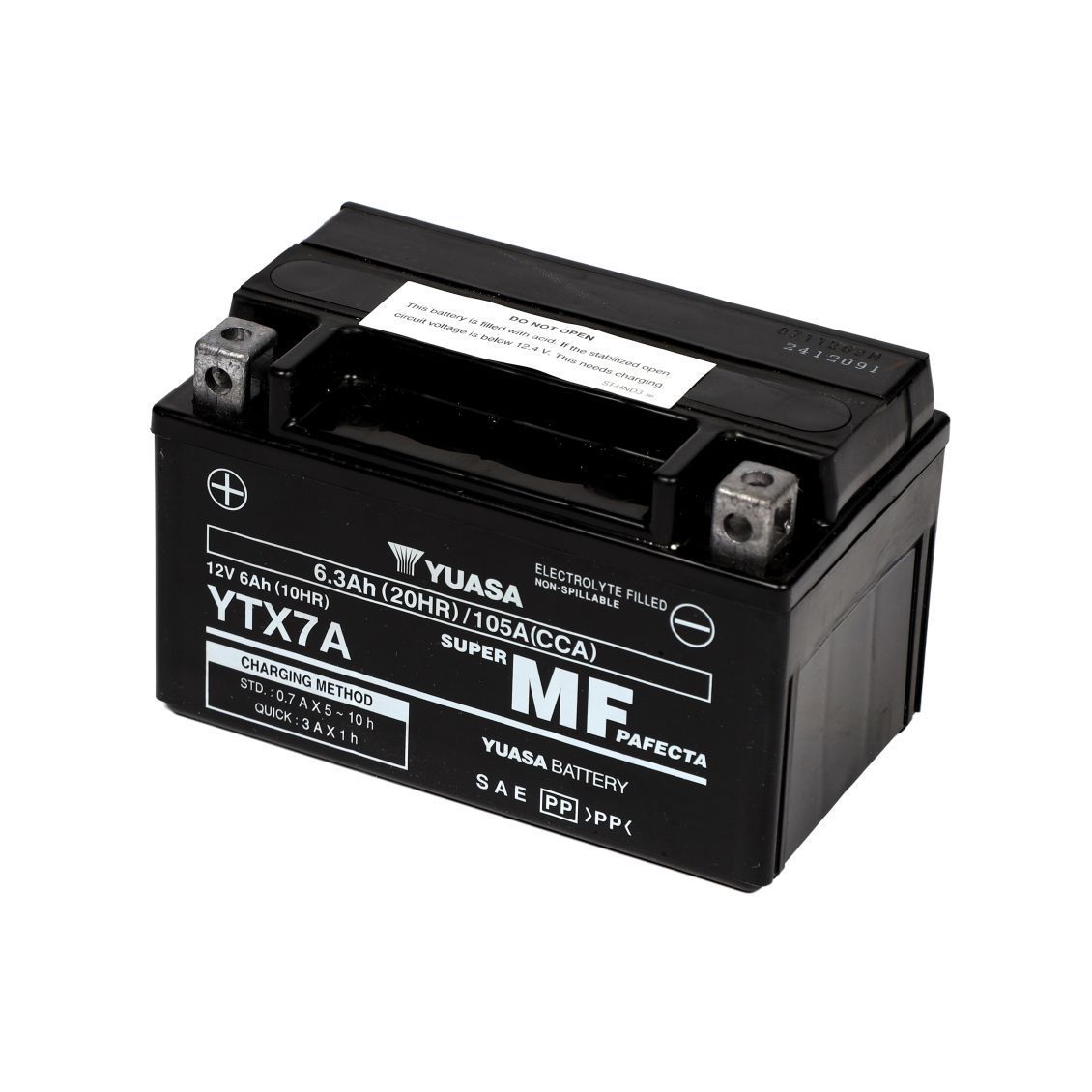 YUASA - Batteria moto YTX AGM - Modello YTX7A YUASA - Batteria moto YTX AGM - Modello YTX7A