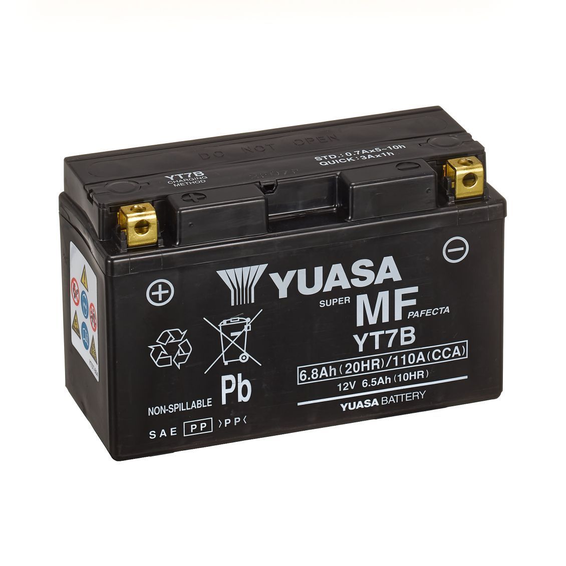 YUASA - Batteria moto YTX AGM - Modello YT7B YUASA - Batteria moto YTX AGM - Modello YT7B