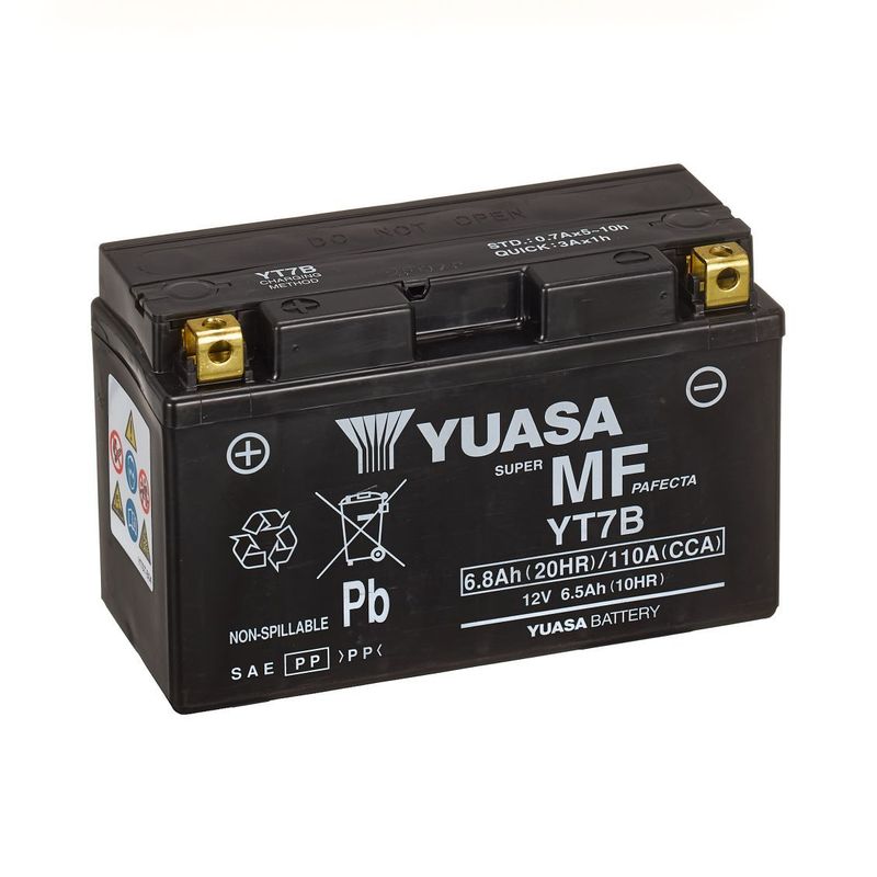 YUASA - Batteria  moto YTX  AGM - Modello YT7B