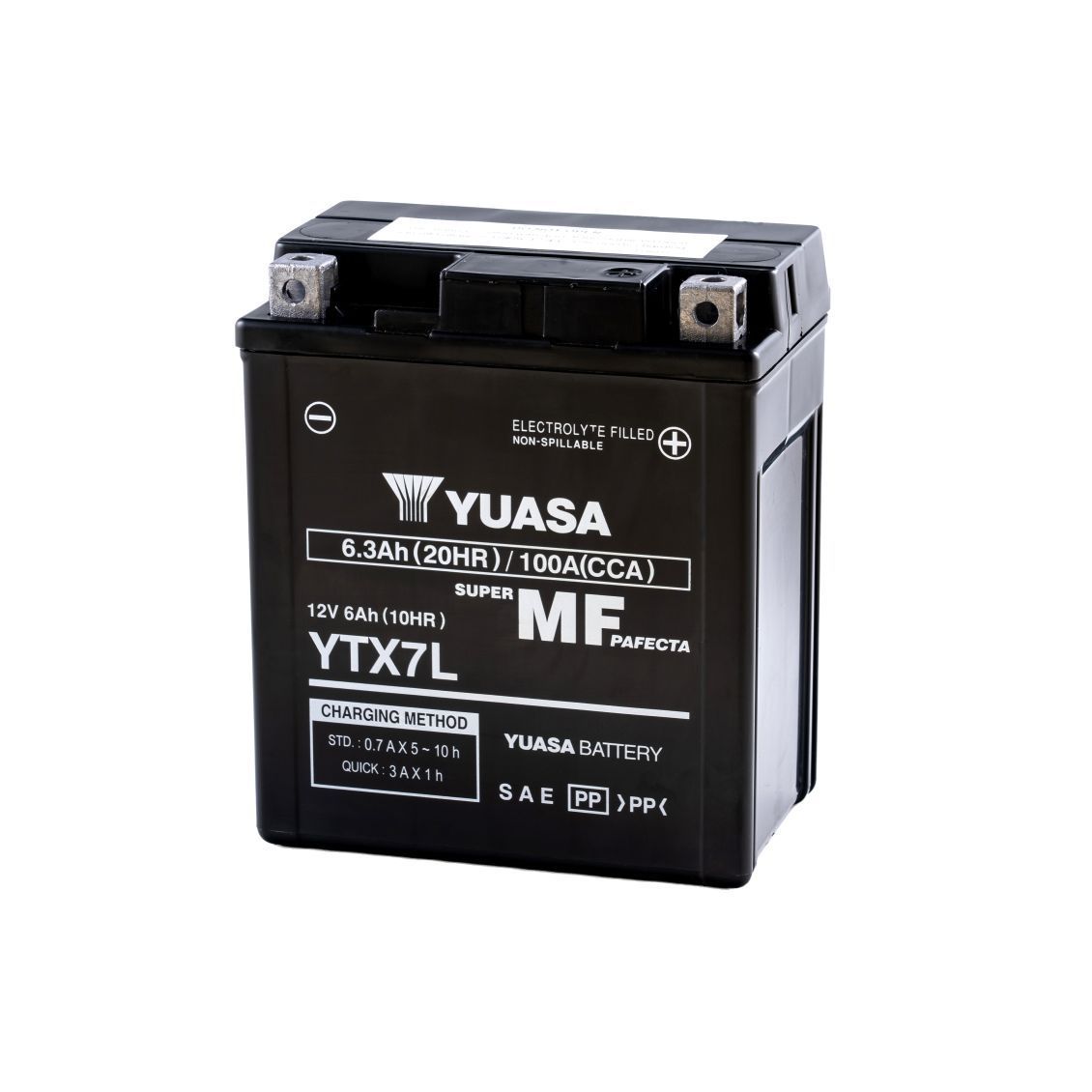 YUASA - Batteria  moto YTX  AGM - Modello YTX7L