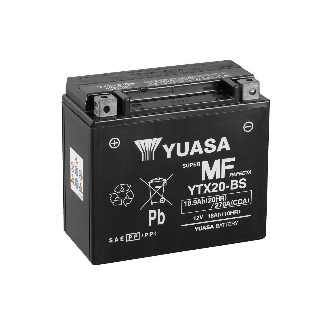 YUASA - Batteria moto YTX AGM - Modello YTX20-BS YUASA - Batteria moto YTX AGM - Modello YTX20-BS