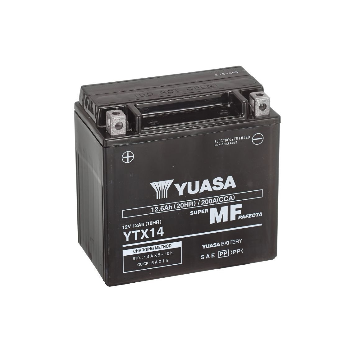 YUASA - Batteria moto YTX AGM - Modello YTX14 YUASA - Batteria moto YTX AGM - Modello YTX14