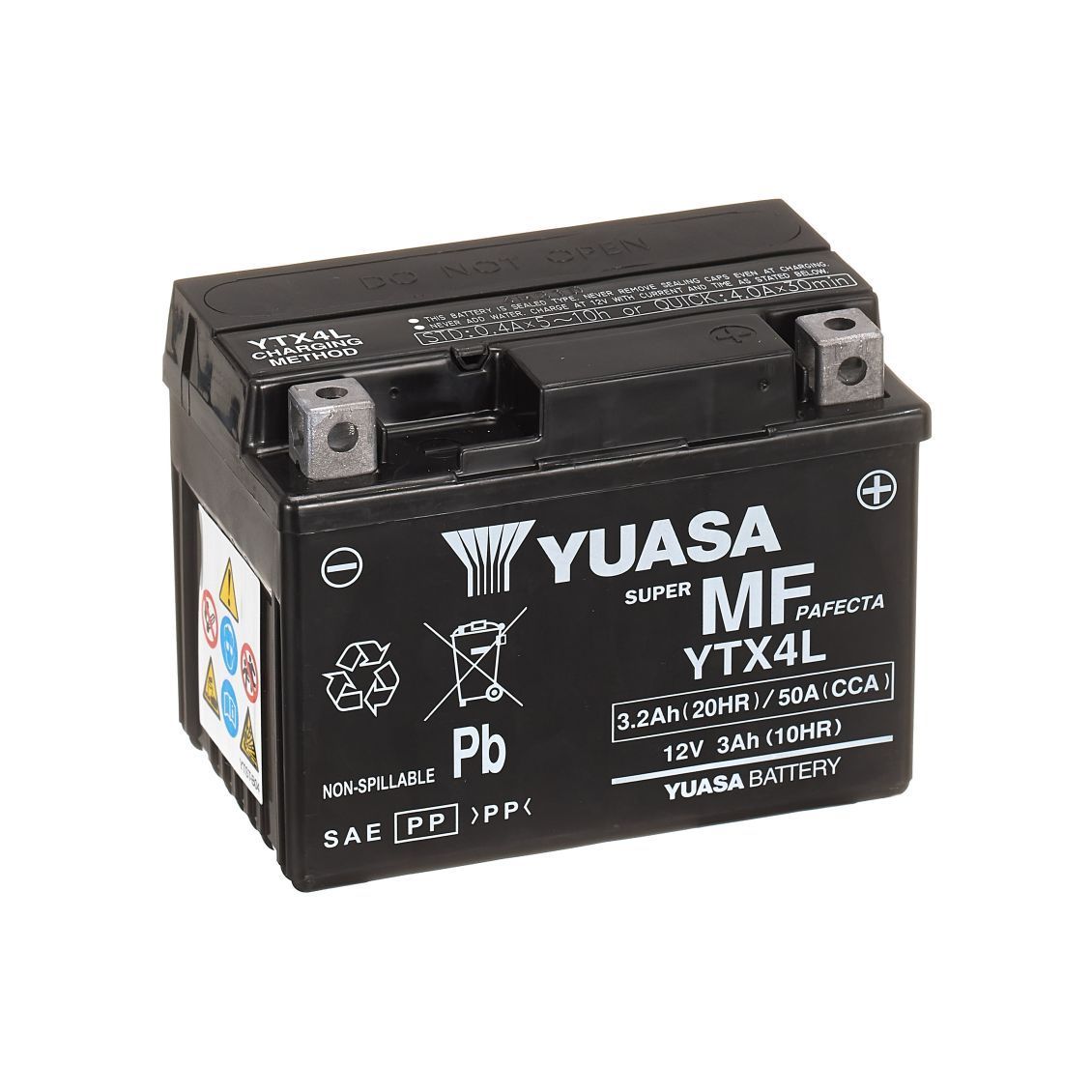 YUASA - Batteria moto YTX AGM - Modello YTX4L YUASA - Batteria moto YTX AGM - Modello YTX4L