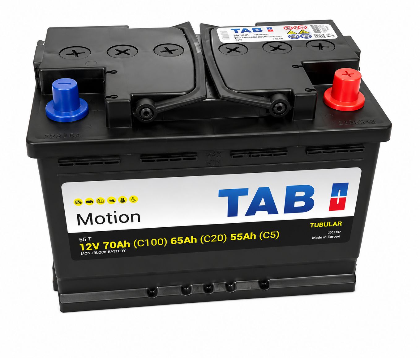 TAB - Batteria MOTION - Piastra tubolare