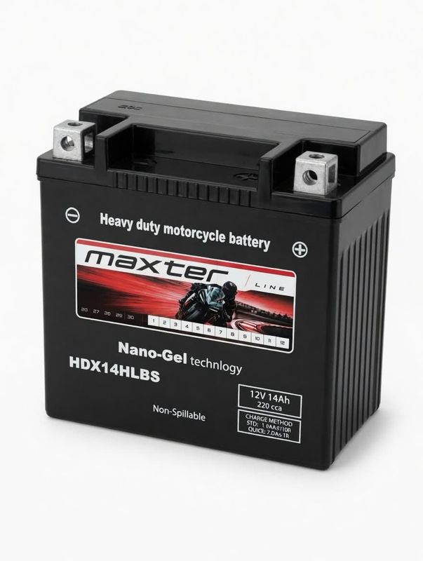 Gel Tehnology - Batteria moto HDX Nano-Gel - Modello HDX14