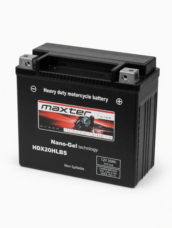 Gel Tehnology - Batteria moto HDX Nano-Gel - Modello HDX20HLBS