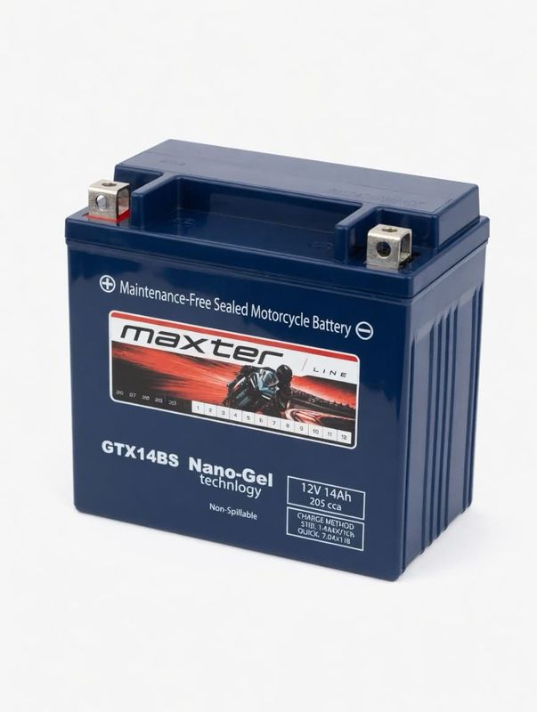Gel Tehnology - Batteria  moto GTX  Nano-Gel - Modello GTX14-BS
