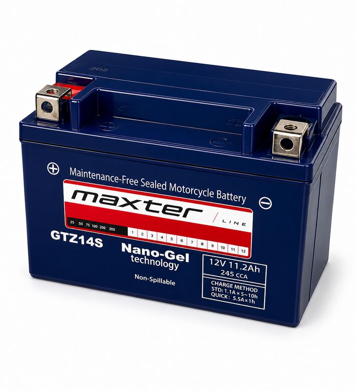 Gel Tehnology - Batteria  moto GTZ  Nano-Gel - Modello GTZ14S