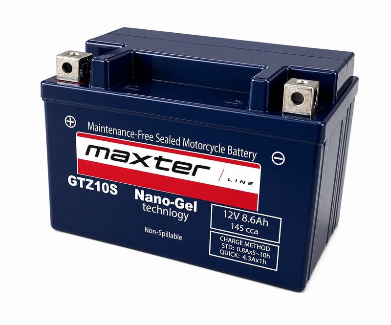 Gel Technology - Batteria moto GTZ Nano-Gel - Modello GTZ10S