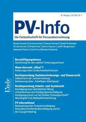 PV-Info 
Die Fachzeitschrift für Personalverrechnung