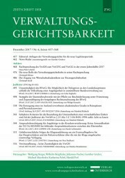 ZVG 
Zeitschrift der Verwaltungsgerichtsbarkeit