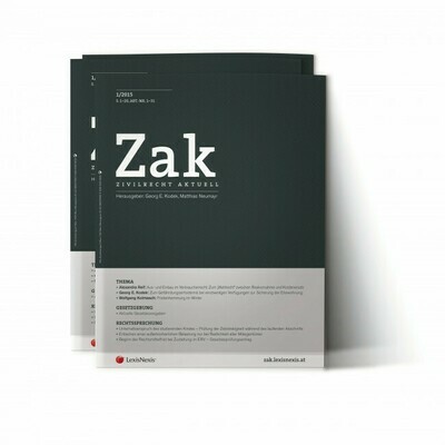 Zak Zeitschrift
Zivilrecht aktuell