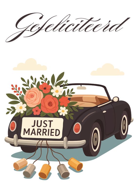 Kaart - Just married