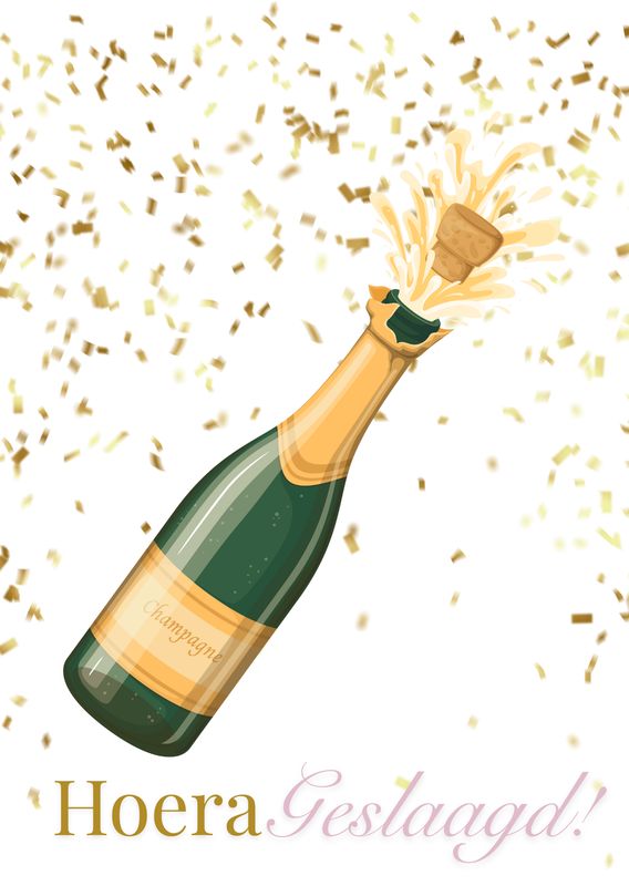 Kaart - Hoera geslaagd
