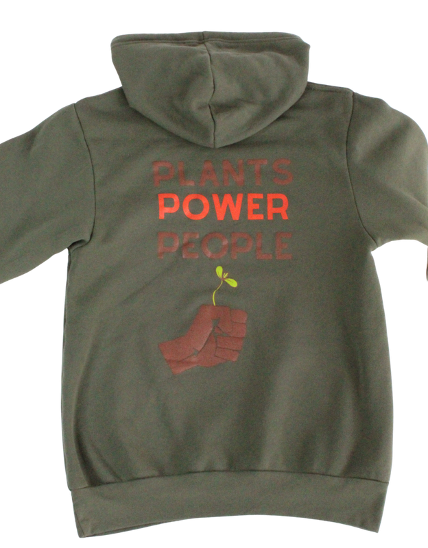Hoodie: Rooted in Community/Plants Power People