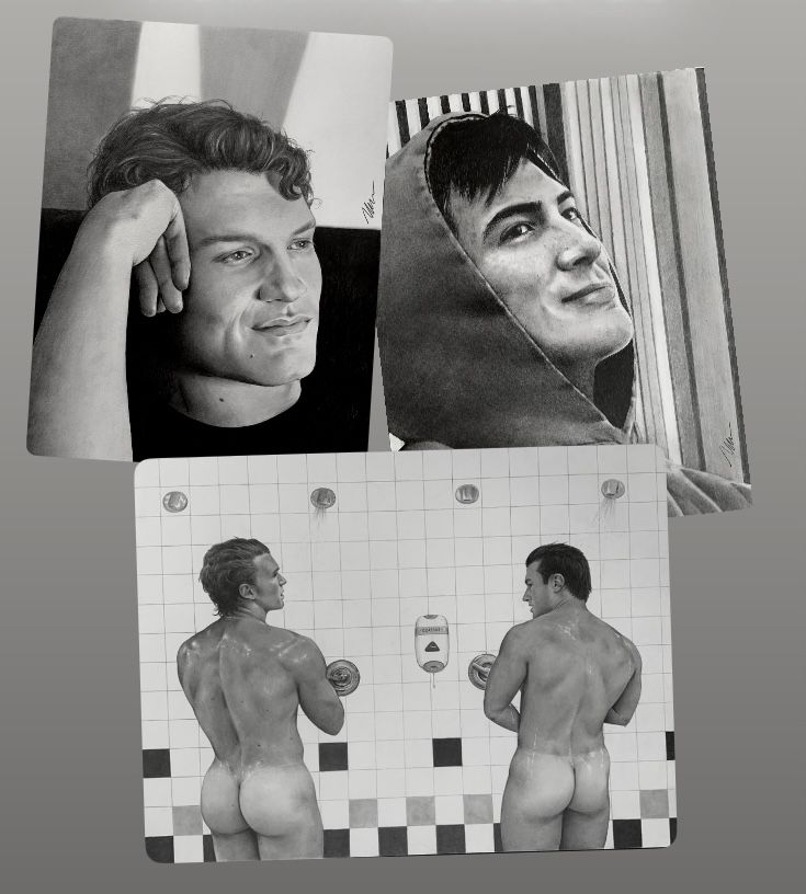 "Heated Rivalry" Postcards