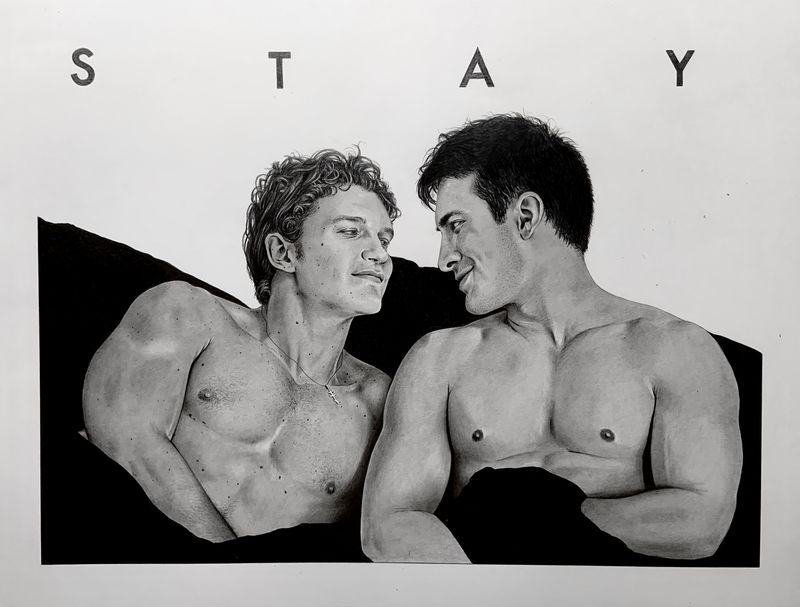 "Stay" 9"x12" giclée print