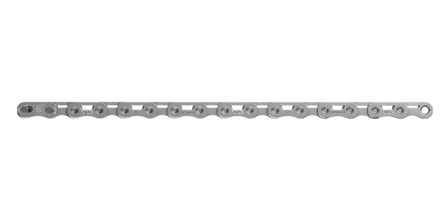 SRAM Force Flattop Chain - 12/13-Speed, 126 Links, PowerLock Connector, Silver, E1