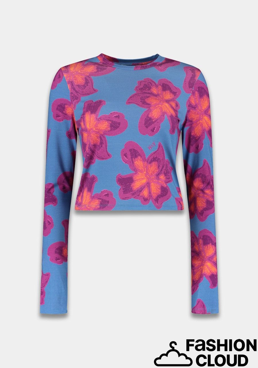 Harper &amp; Yve JEFF-LS AW25T502 BOLD FLOWER - WILD ASTER