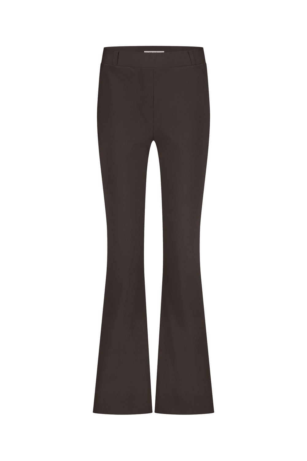 Studio Anneloes Flair bonded trousers 94800 espresso
