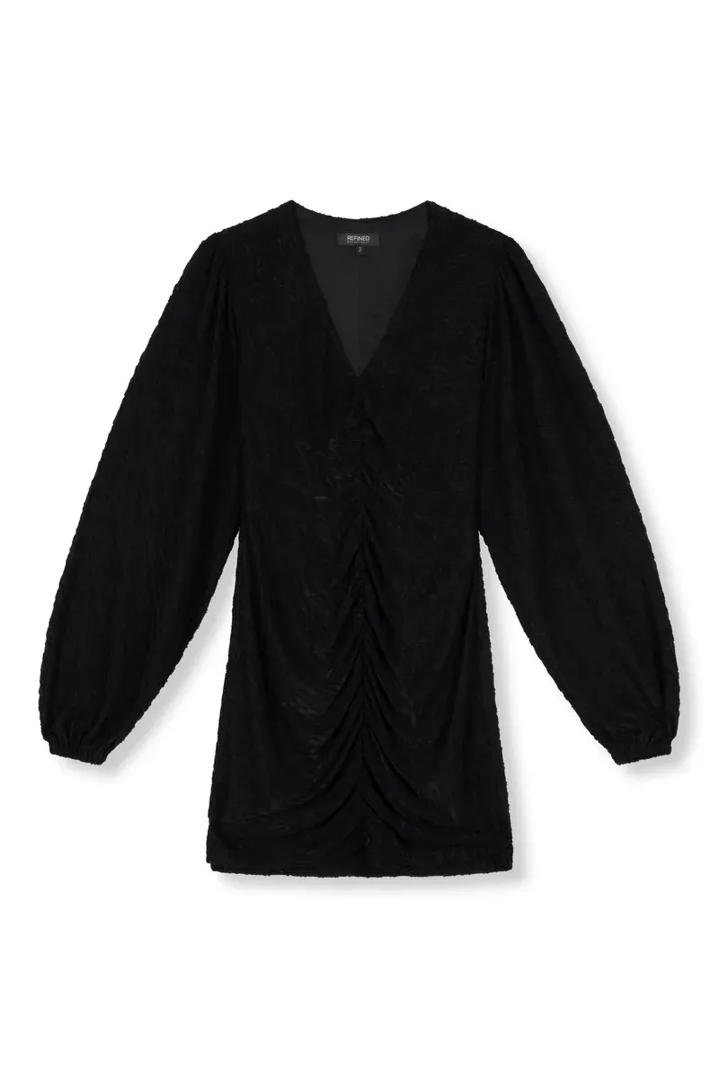Refined EDEN DRESS 52 Polyester structure R2509352790 black
