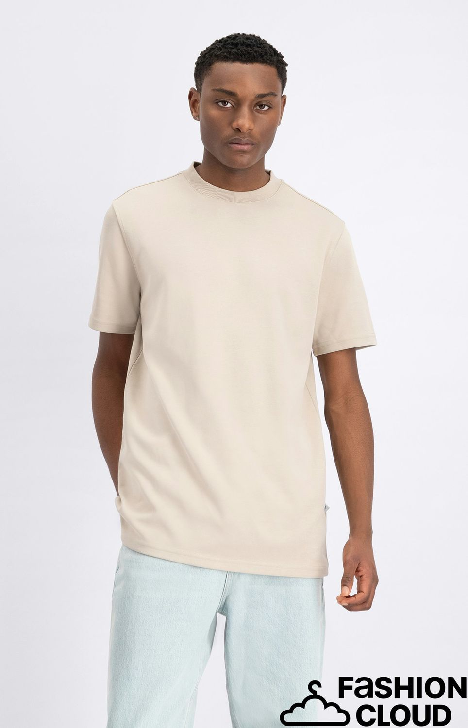 Law Of The Sea OUTCROP BASIC TEE 660031 Feather Grey