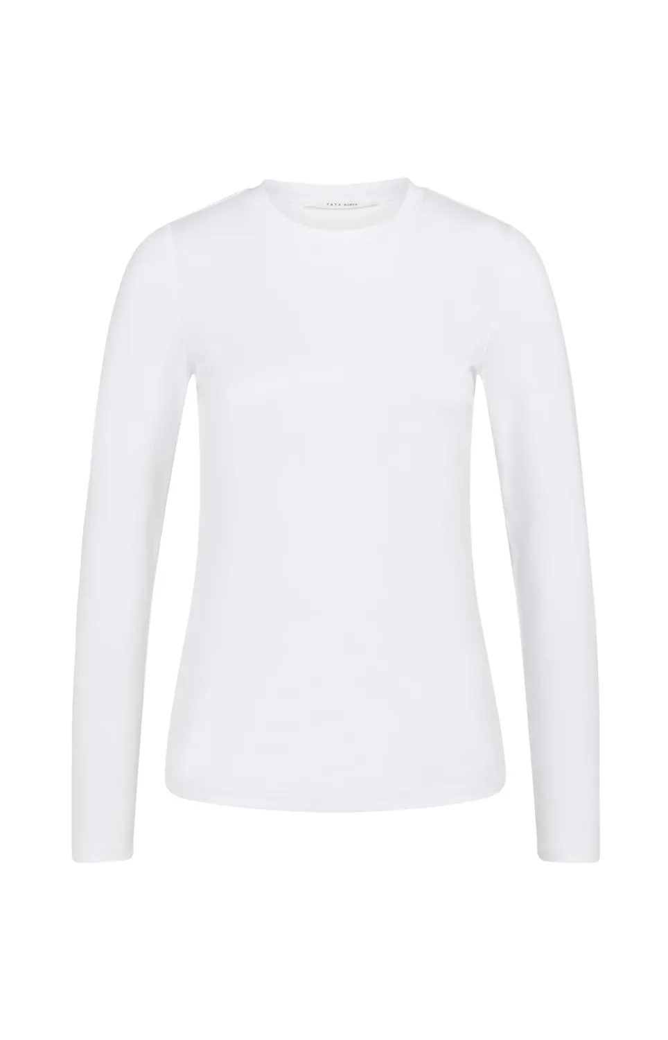 YaYa T-shirt with long sleeves 01-719040-N PURE WHITE