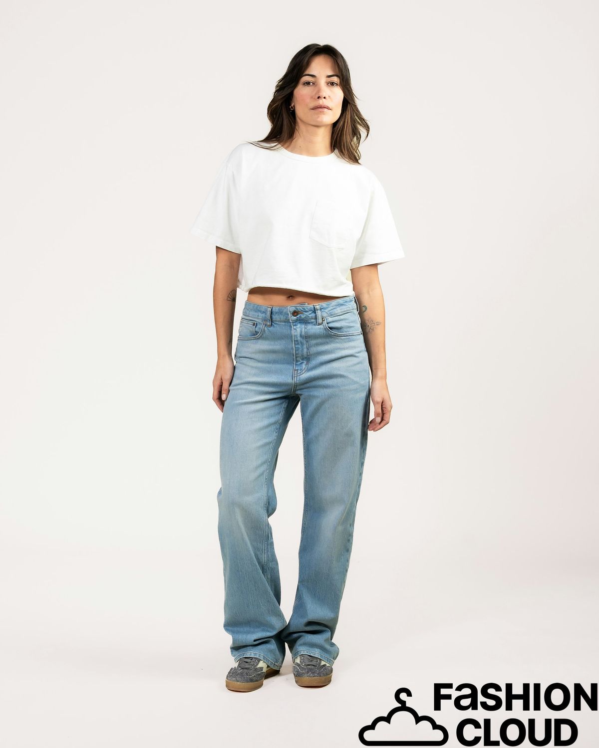 Kuyichi Izabella Straight Aegean Blue 26105212 Agean Blue