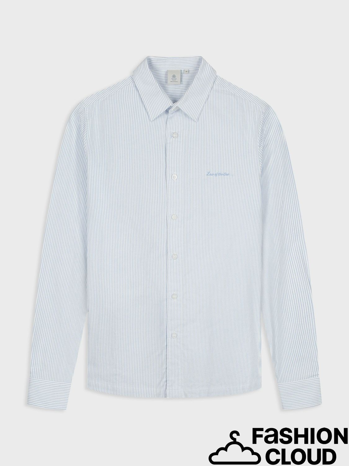 Law Of The Sea ARTISAN OXFORD STRIPE SHIRT LAW-10371 Light Blue