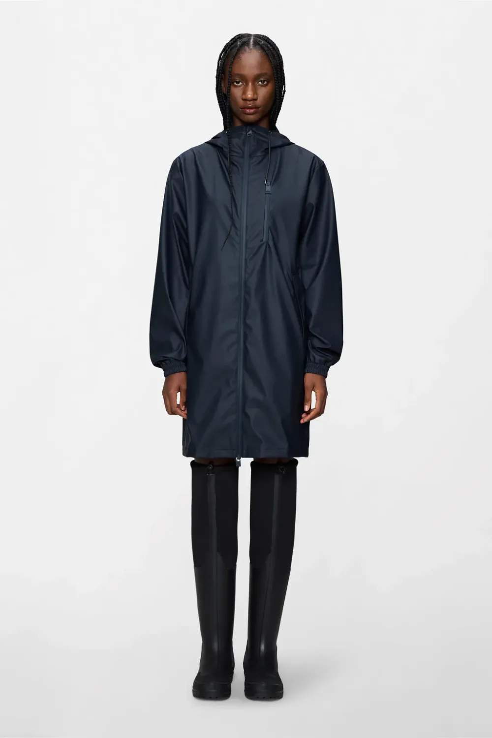 Rains Long Storm Breaker W3 12080 Navy