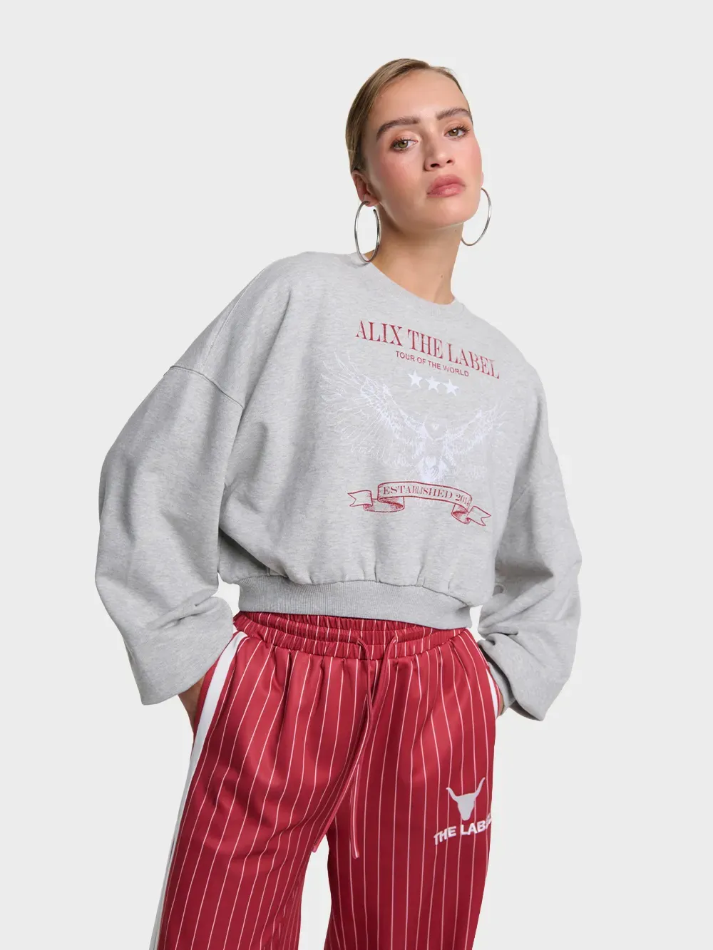Alix the Label ladies knitted eagle sweater 2602893603