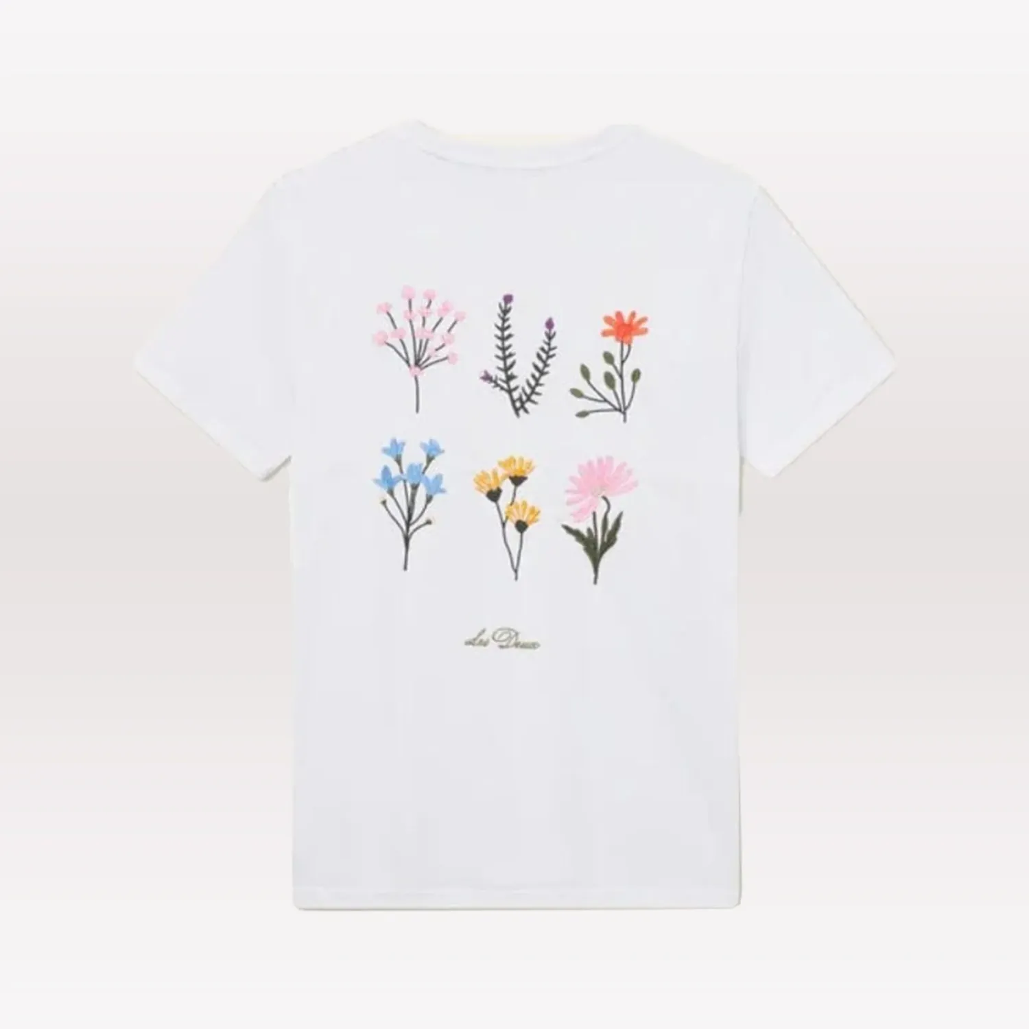 Les Deux Wild Flower T-Shirt 1002138 EGGNOG WHITE
