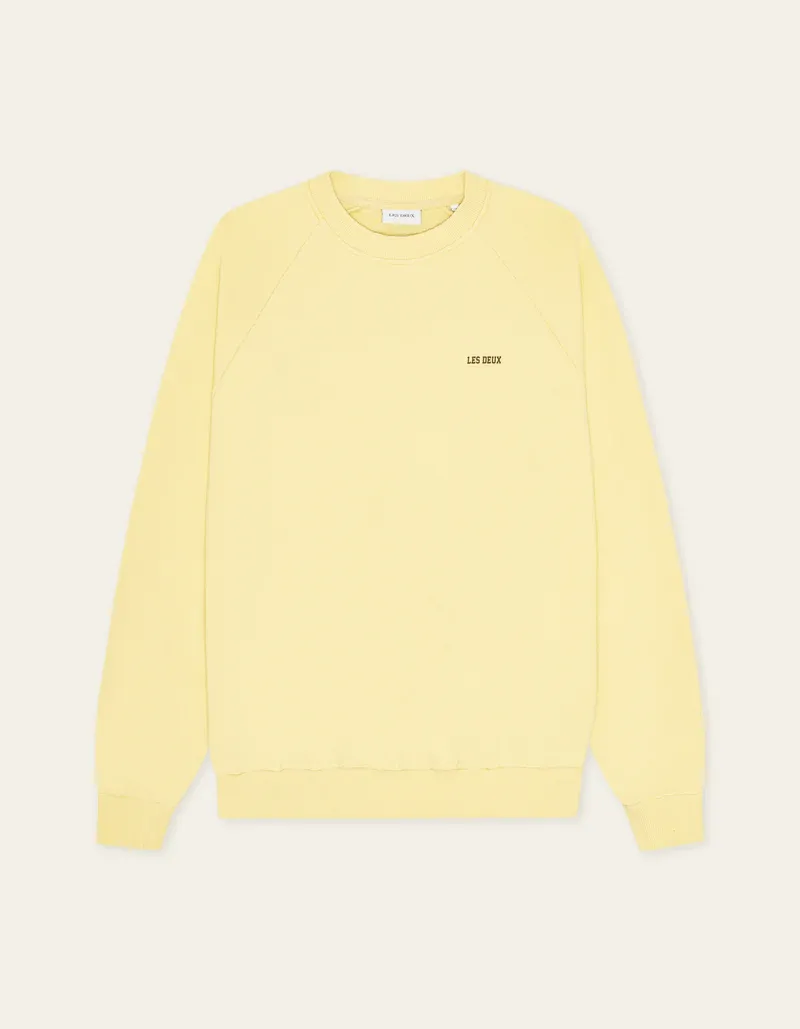 Les Deux Cole Mini Blake Sweatshirt 1001560 PALE BANANA YELLOW
