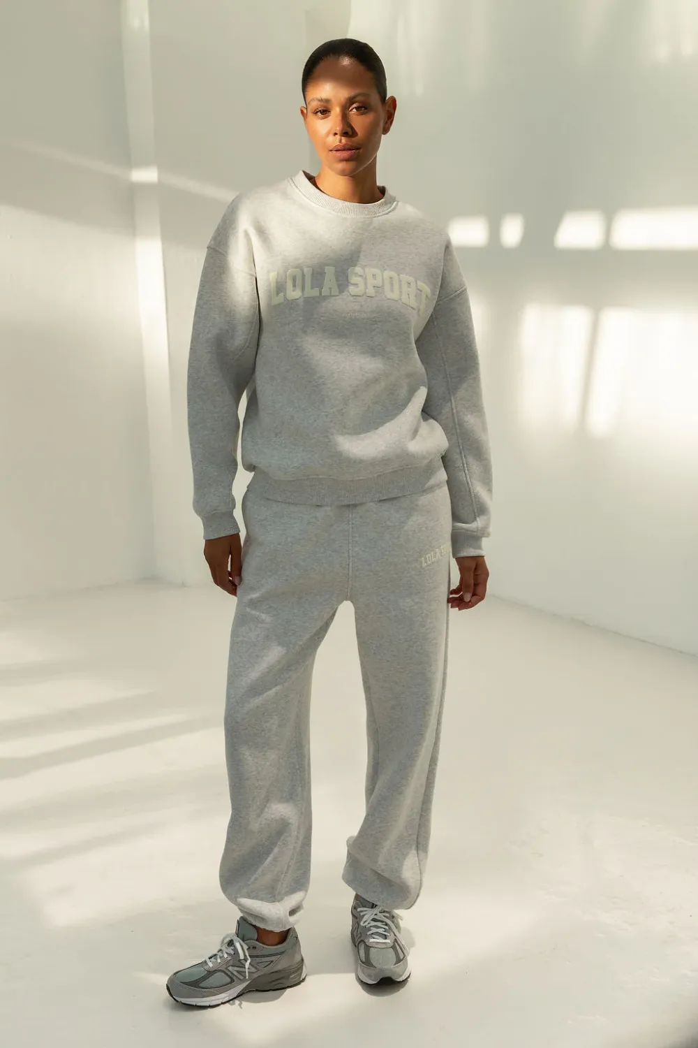 The Lola Club Jayla Pants Jayla-003 Grey Melange