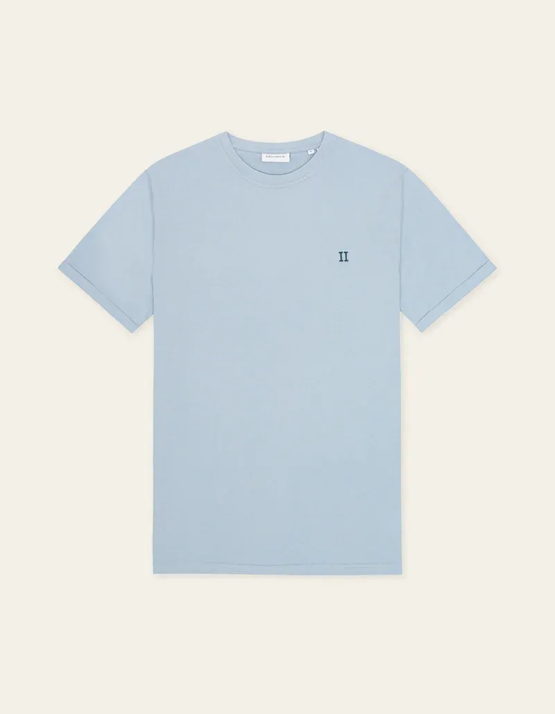 Les Deux Norregaard Contrast T-Shirt 1001464 BLUE FOG