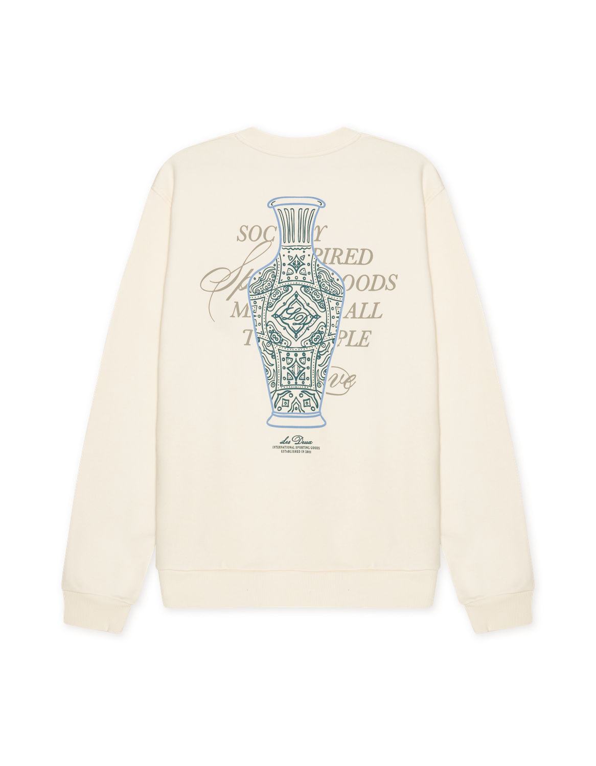 Les Deux Ben Faience Sweatshirt 1001577 EGGNOG WHITE