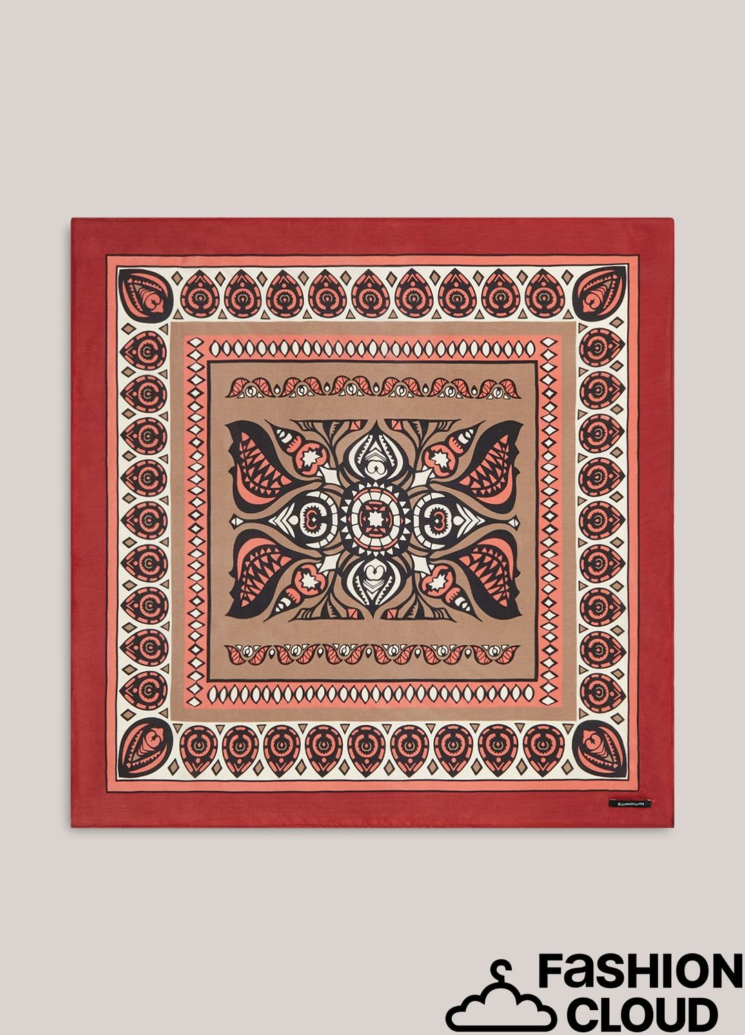 Summum Woman Scarf Satin small 8s1069-8608 Faded rose