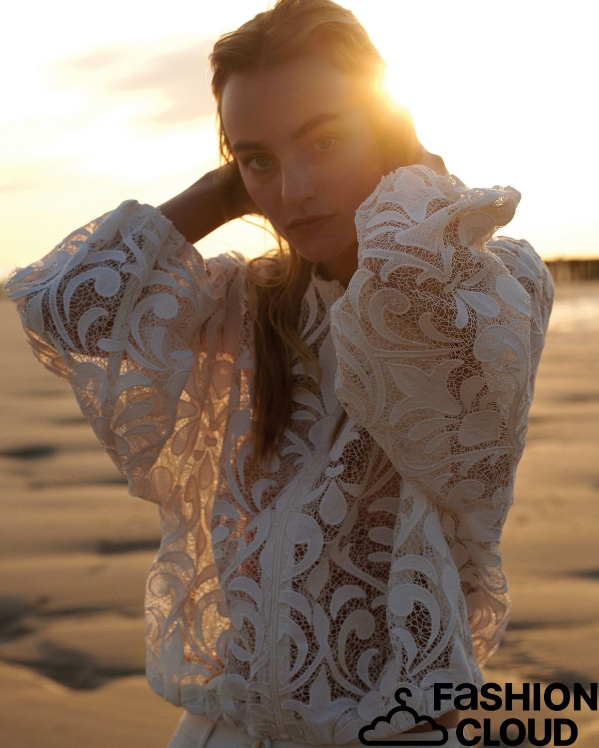 Summum Woman Jacket Lace 1s1298-12182 Ivory