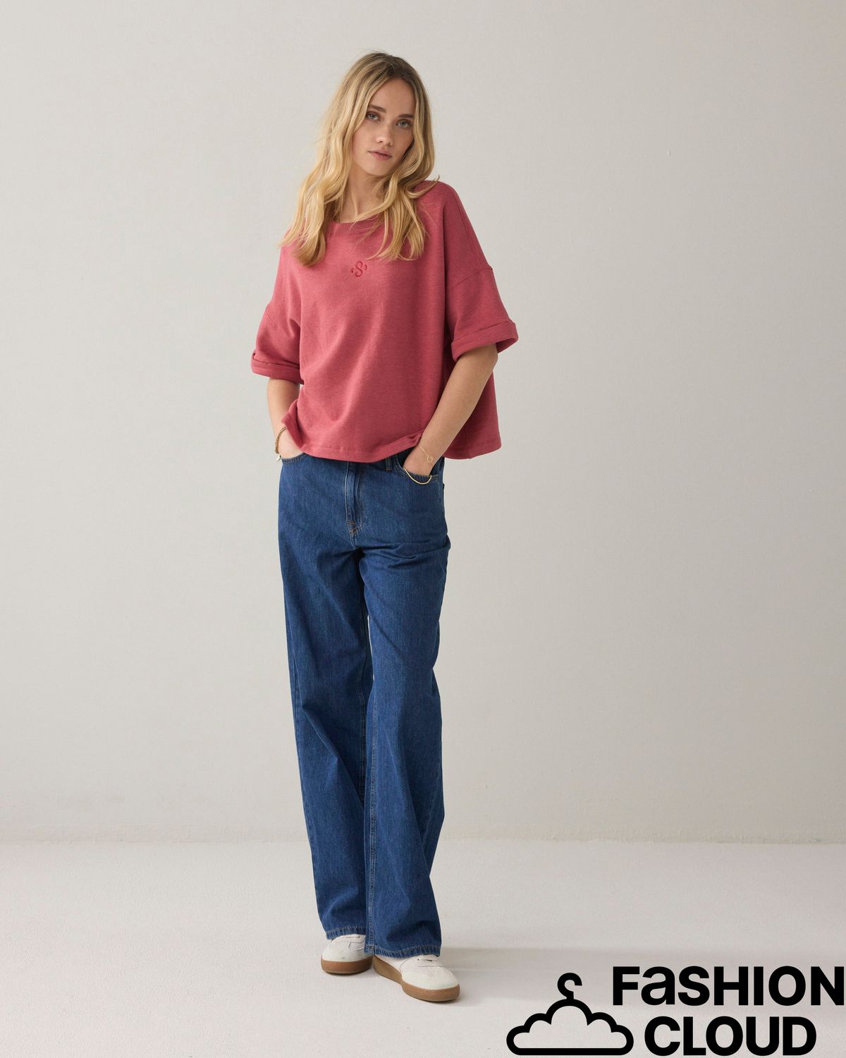 Summum Woman Top Short sleeve sweat 3s5267-30775 Brick red