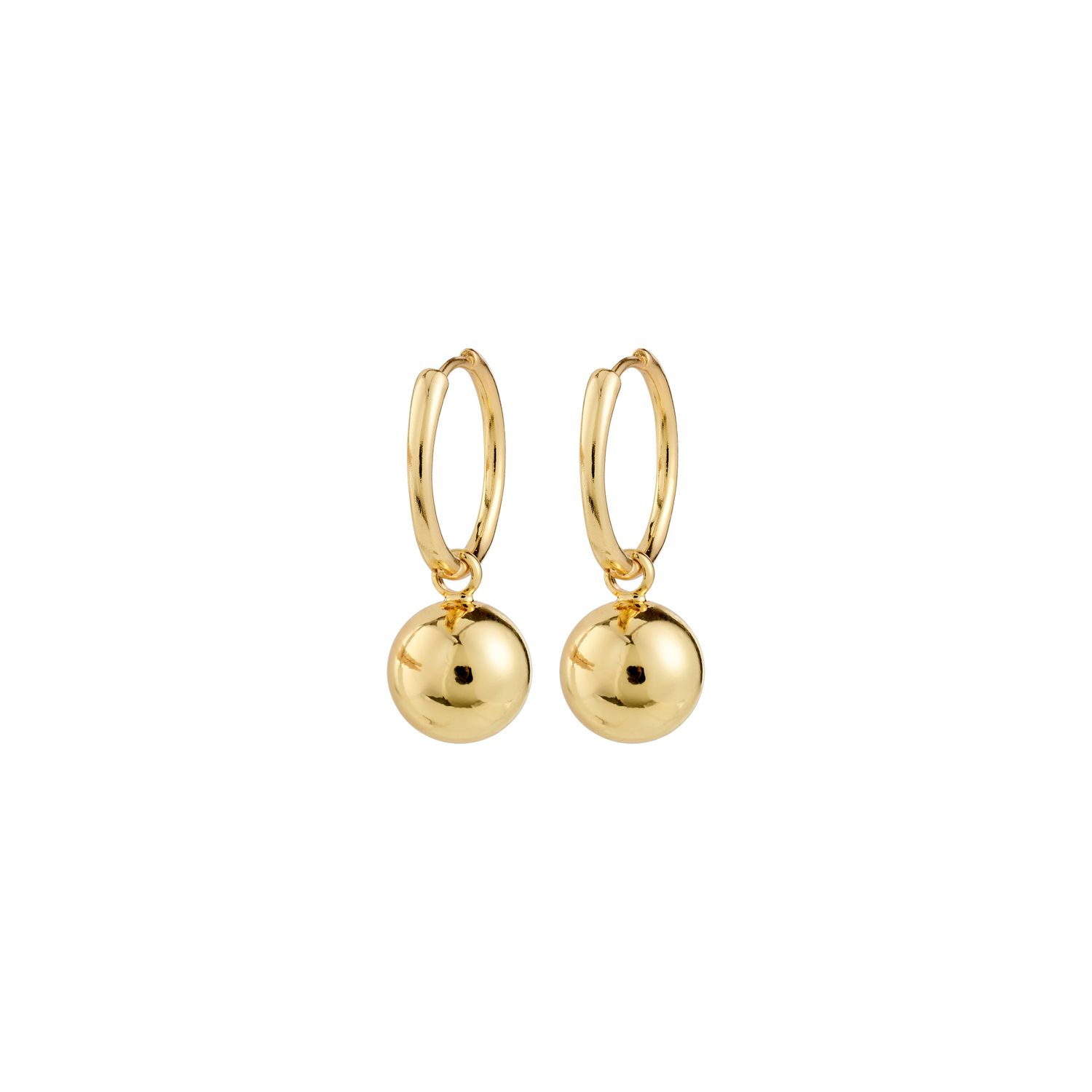 Pilgrim AIR hoop earrings gold-plated 102612003 Gold Plated